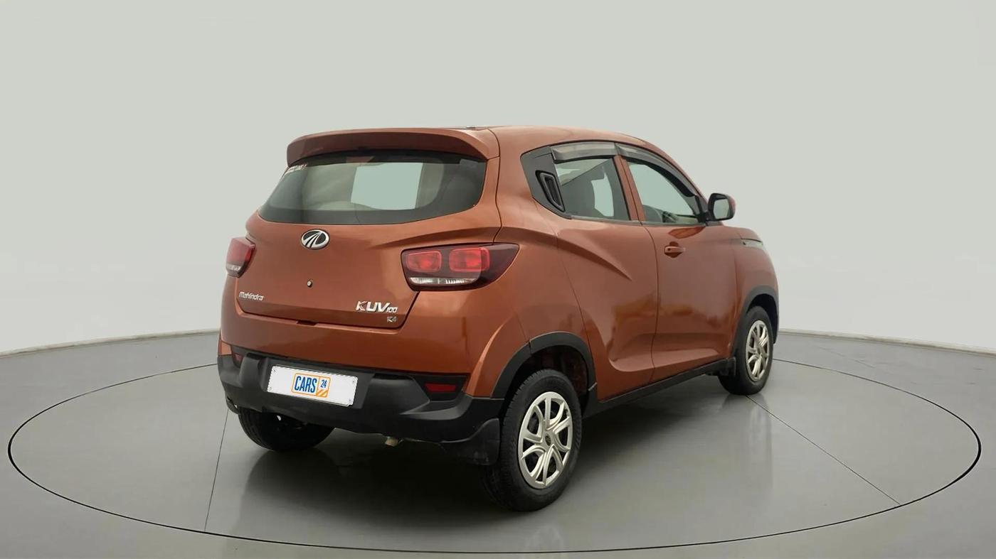 2016 Mahindra Kuv100 K4 6 STR, Petrol, Manual, 36,494 km, Right Back Diagonal