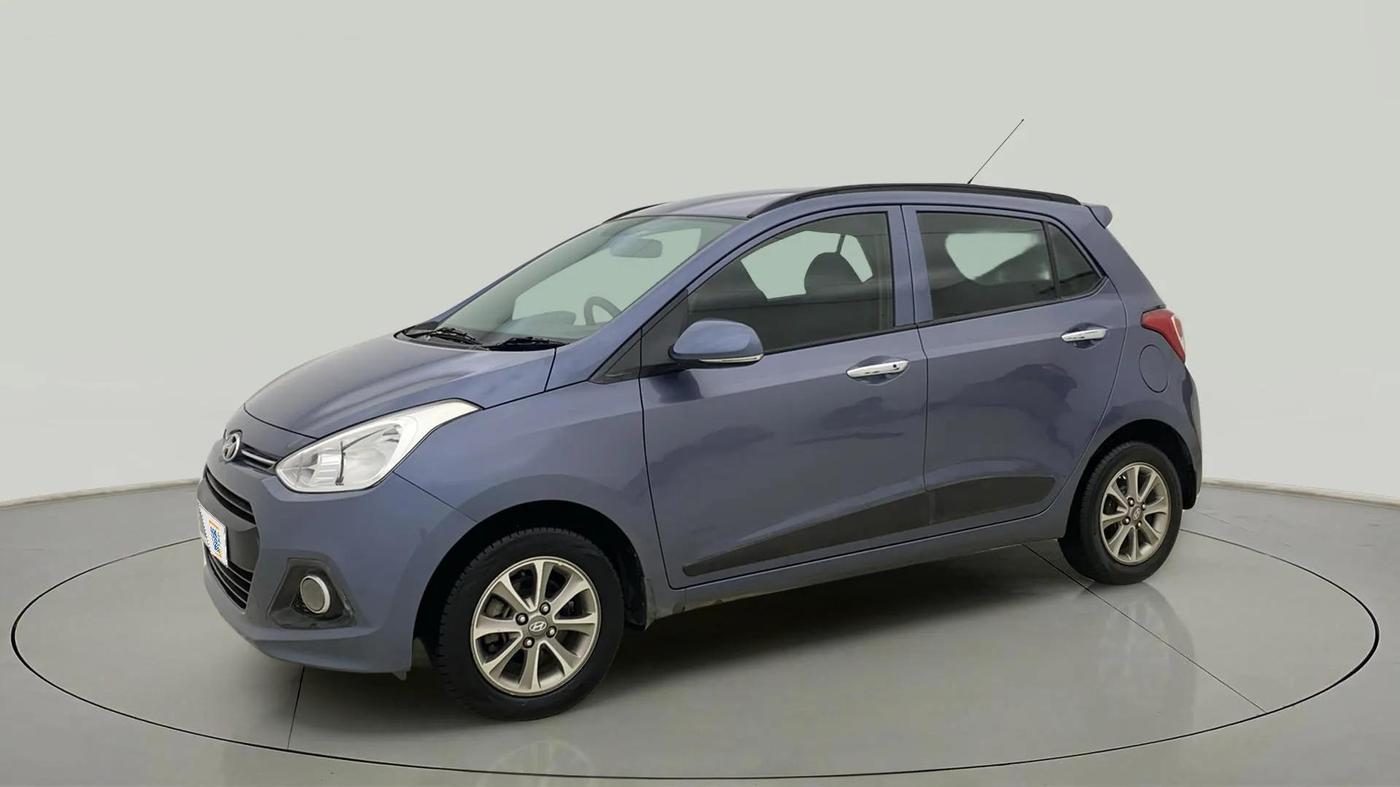 2015 Hyundai Grand i10 ASTA (O) 1.2 KAPPA VTVT, Petrol, Manual, 19,463 km, Left Front Diagonal