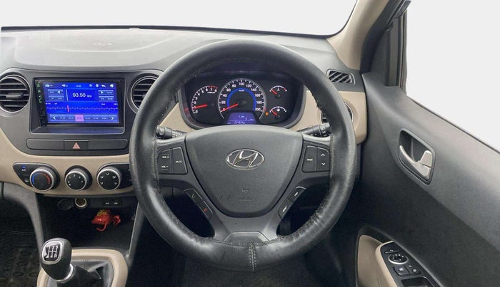 2015 Hyundai Grand i10 ASTA (O) 1.2 KAPPA VTVT, Petrol, Manual, 19,463 km, Steering Wheel Close Up