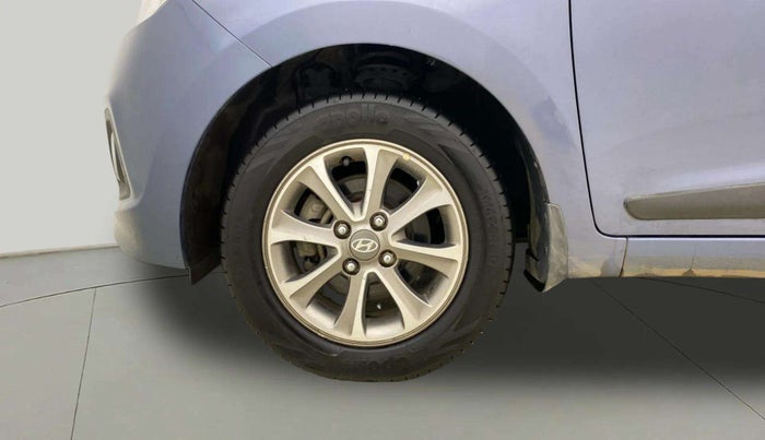 2015 Hyundai Grand i10 ASTA (O) 1.2 KAPPA VTVT, Petrol, Manual, 19,463 km, Left Front Wheel