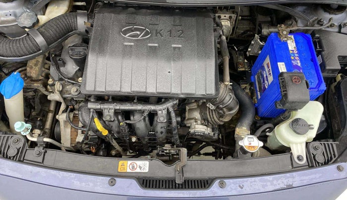 2015 Hyundai Grand i10 ASTA (O) 1.2 KAPPA VTVT, Petrol, Manual, 19,463 km, Engine View