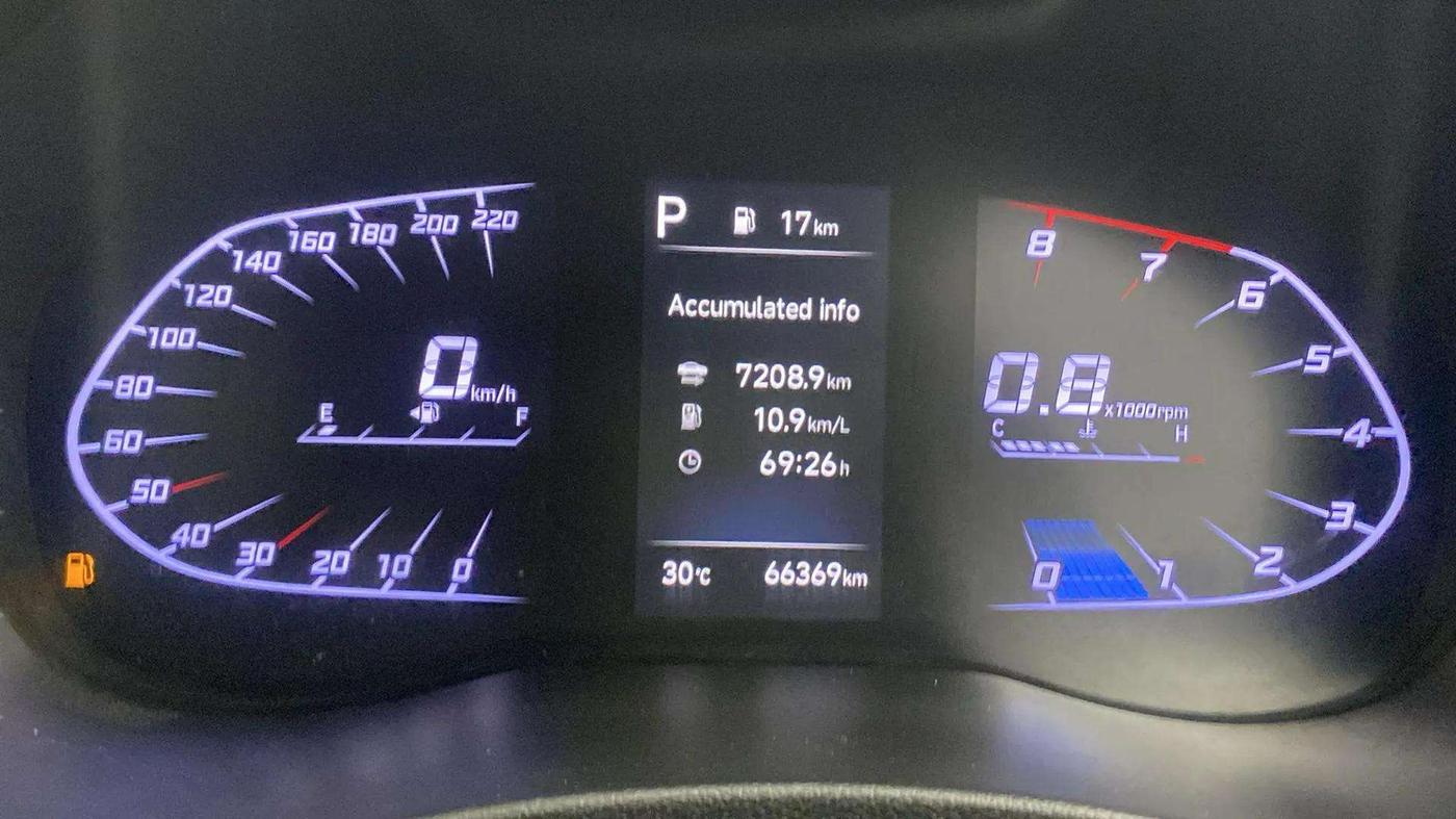 2021 Hyundai Verna SX (O) 1.5 VTVT IVT, Petrol, Automatic, 66,421 km, Odometer Image