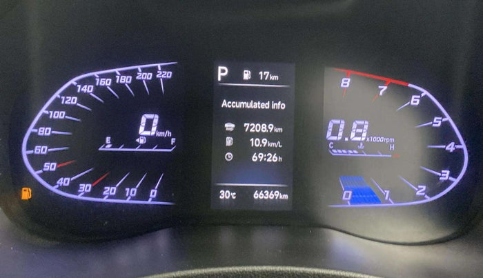 2021 Hyundai Verna SX (O) 1.5 VTVT IVT, Petrol, Automatic, 66,366 km, Odometer Image