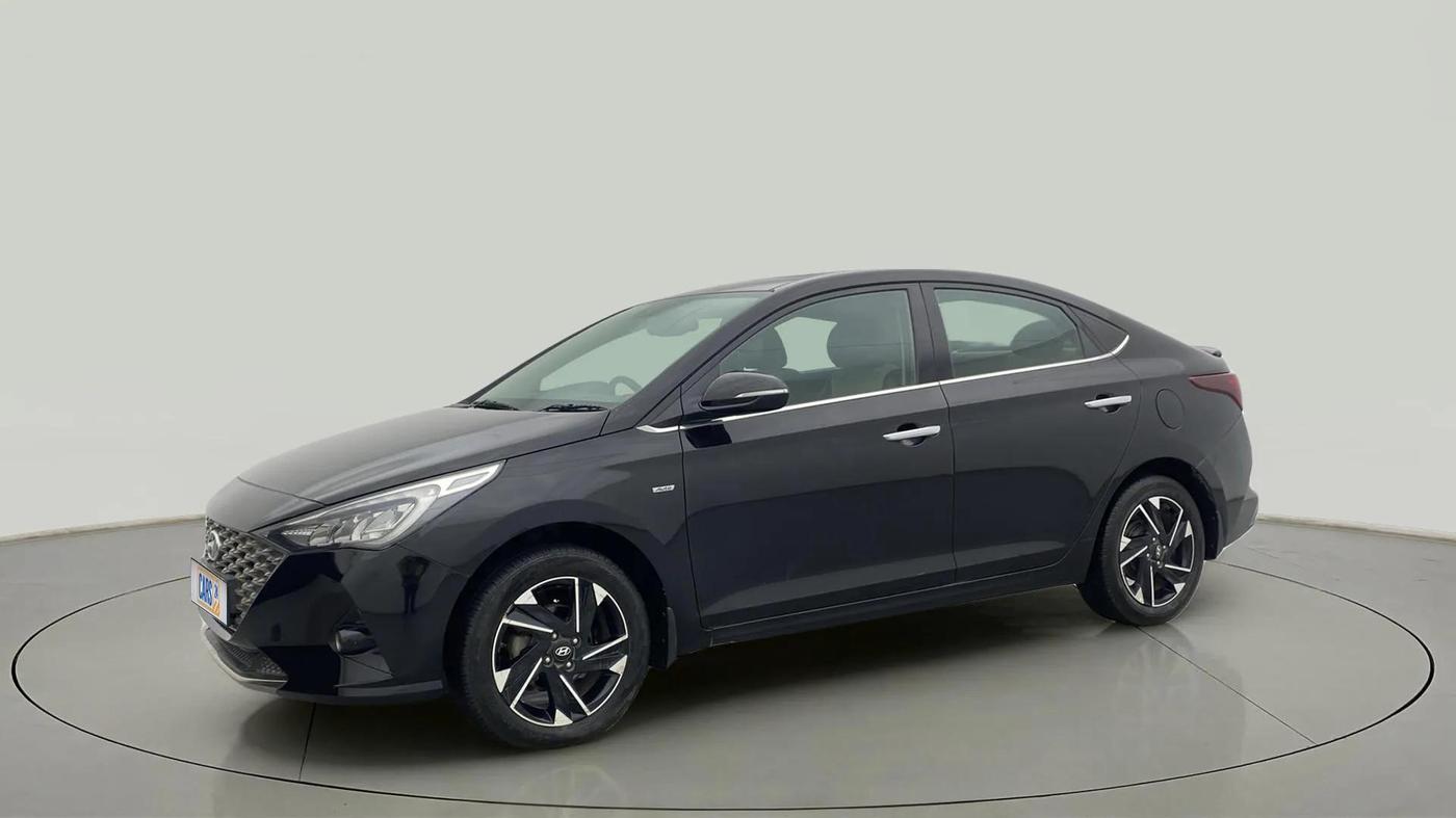 2021 Hyundai Verna SX (O) 1.5 VTVT IVT, Petrol, Automatic, 66,421 km, Left Front Diagonal