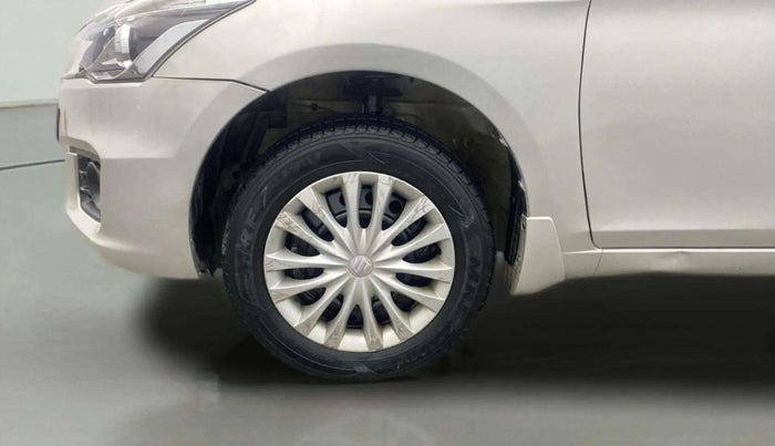 2018 Maruti Ciaz DELTA 1.4 MT PETROL, Petrol, Manual, 55,366 km, Left Front Wheel