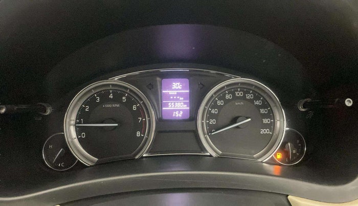 2018 Maruti Ciaz DELTA 1.4 MT PETROL, Petrol, Manual, 55,366 km, Odometer Image