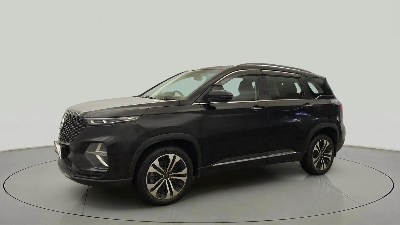 2021 MG HECTOR PLUS SHARP 1.5 PETROL TURBO CVT 6-STR, Petrol, Automatic, 79,227 km, Left Front Diagonal
