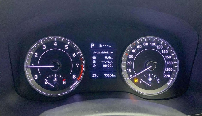 2019 Hyundai VENUE SX PLUS 1.0 TURBO DCT, Petrol, Automatic, 75,203 km, Odometer Image