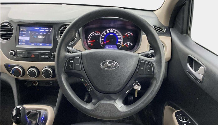 2019 Hyundai Grand i10 SPORTZ AT 1.2 KAPPA VTVT, Petrol, Automatic, 43,949 km, Steering Wheel Close Up