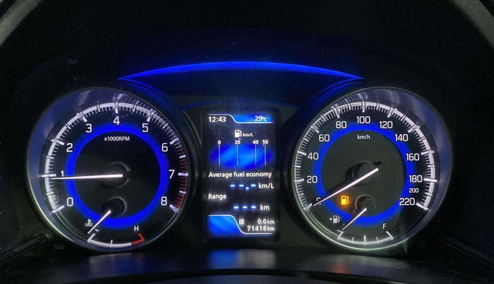 2017 Maruti Baleno ZETA PETROL 1.2, Petrol, Manual, 71,335 km, Odometer Image