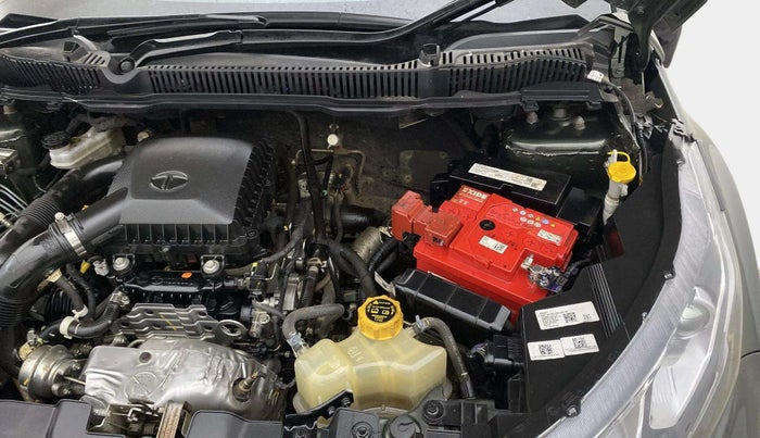 2022 Tata NEXON XZ PLUS (O) PETROL, Petrol, Manual, 35,000 km, Engine View - Left