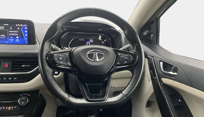 2022 Tata NEXON XZ PLUS (O) PETROL, Petrol, Manual, 35,000 km, Steering Wheel Close Up