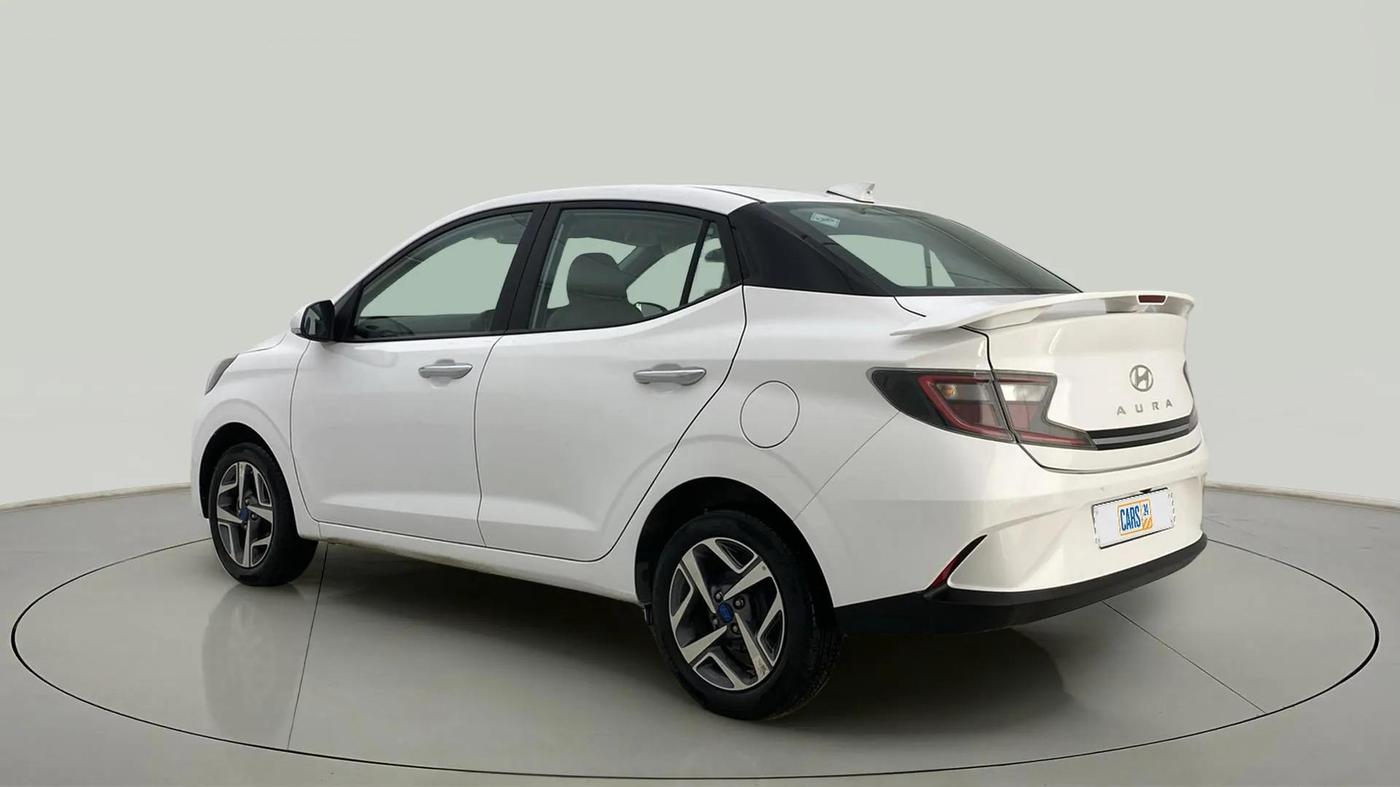 2024 Hyundai AURA SX 1.2 CNG, CNG, Manual, 15,591 km, Left Back Diagonal