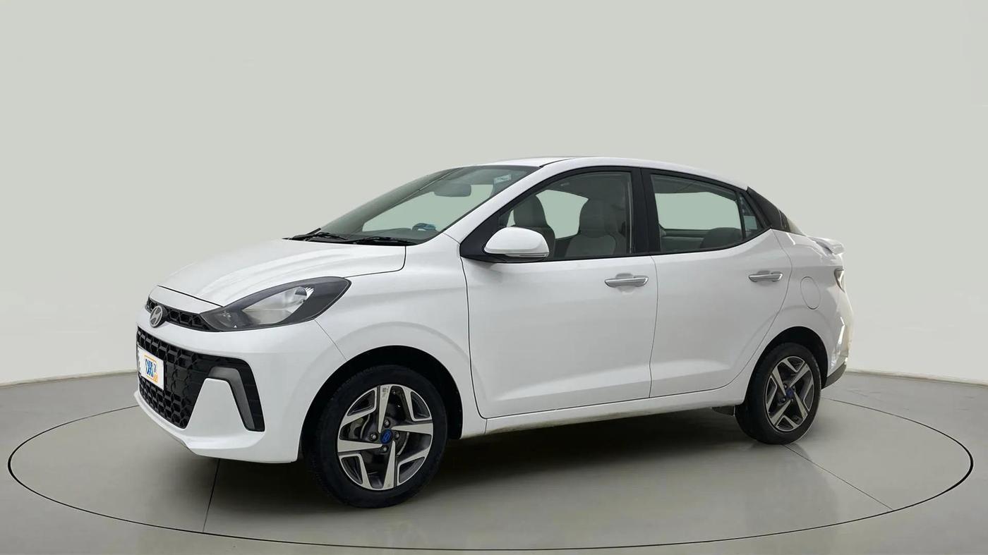 2024 Hyundai AURA SX 1.2 CNG, CNG, Manual, 15,591 km, Left Front Diagonal