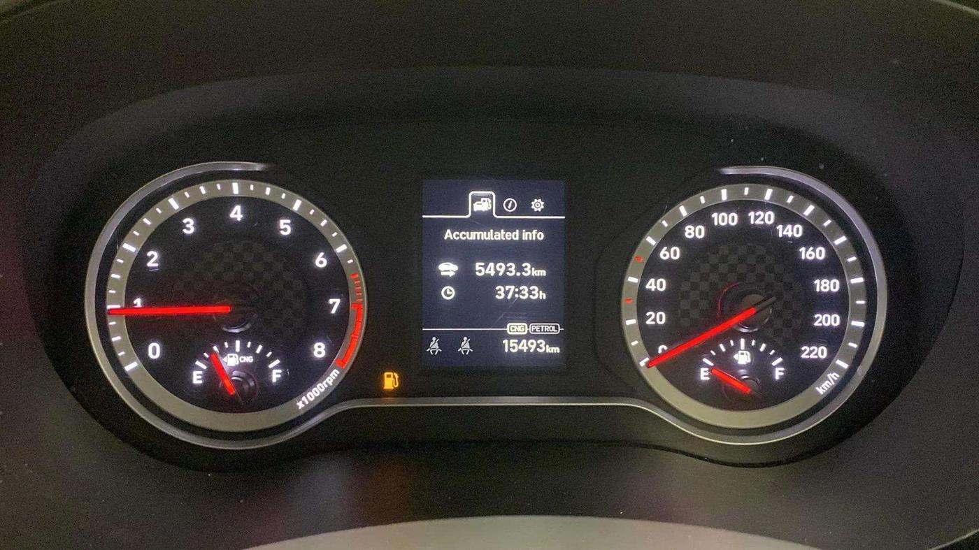 2024 Hyundai AURA SX 1.2 CNG, CNG, Manual, 15,591 km, Odometer Image