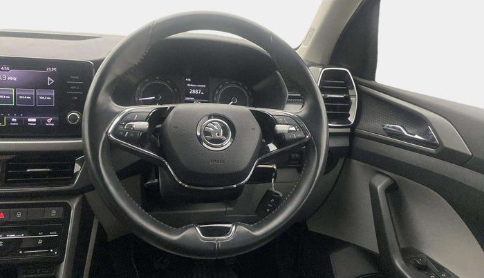 2023 Skoda KUSHAQ AMBITION 1.0L TSI MT, Petrol, Manual, 8,571 km, Steering Wheel Close Up