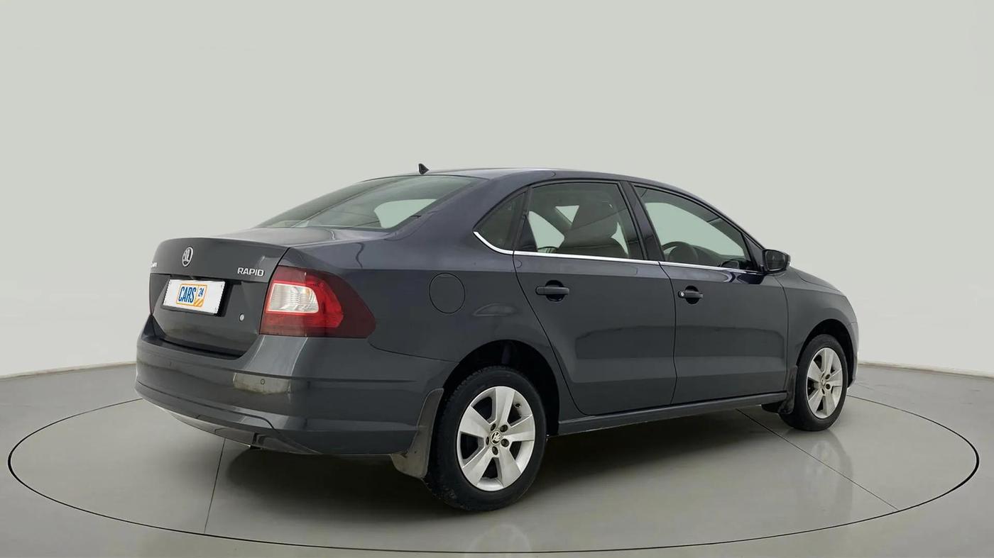 2020 Skoda Rapid 1.0 AMBITION TSI MT, Petrol, Manual, 26,140 km, Right Back Diagonal