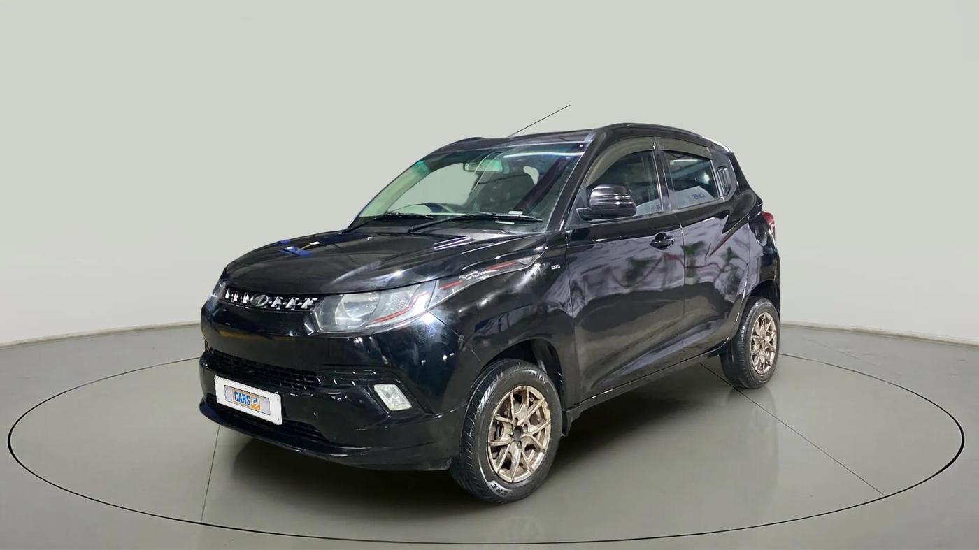 2017 Mahindra Kuv100 K2 D 6 STR, Diesel, Manual, 55,670 km, Left Front Diagonal