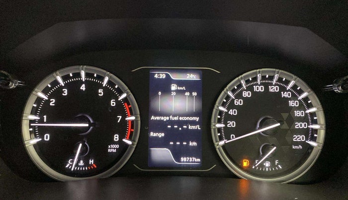 2022 Maruti Grand Vitara ALPHA SMART HYBRID, Petrol, Manual, 98,738 km, Odometer Image