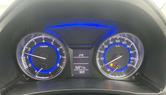 2019 Maruti Baleno DELTA PETROL 1.2, Petrol, Manual, 52,210 km, Odometer Image