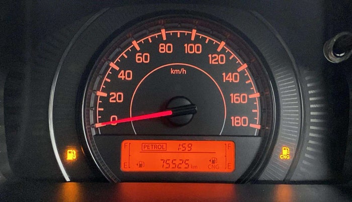 2020 Maruti New Wagon-R LXI CNG (O) 1.0, CNG, Manual, 75,524 km, Odometer Image
