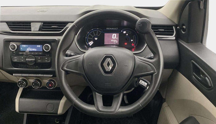 2019 Renault TRIBER RXL MT, Petrol, Manual, 50,404 km, Steering Wheel Close Up