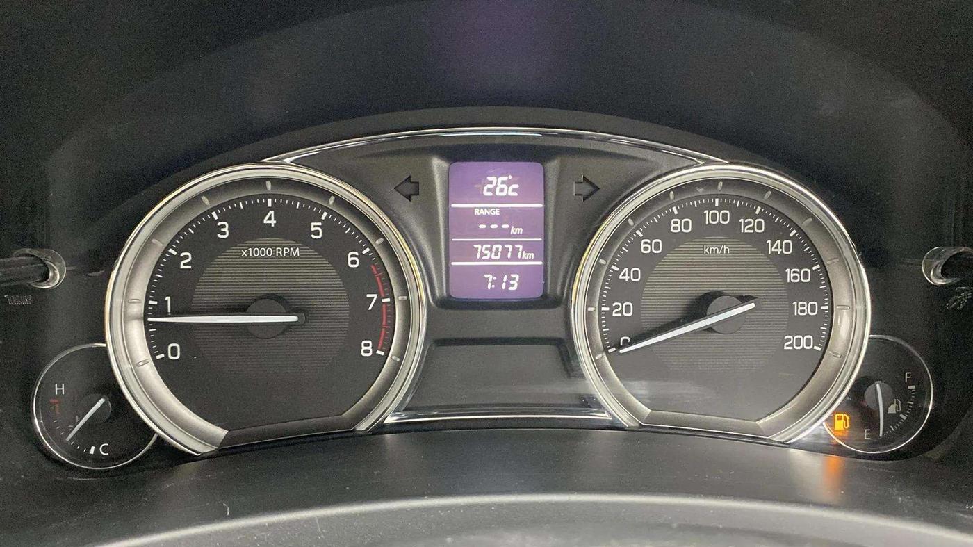 2016 Maruti Ciaz ZXI+, Petrol, Manual, 75,073 km, Odometer Image