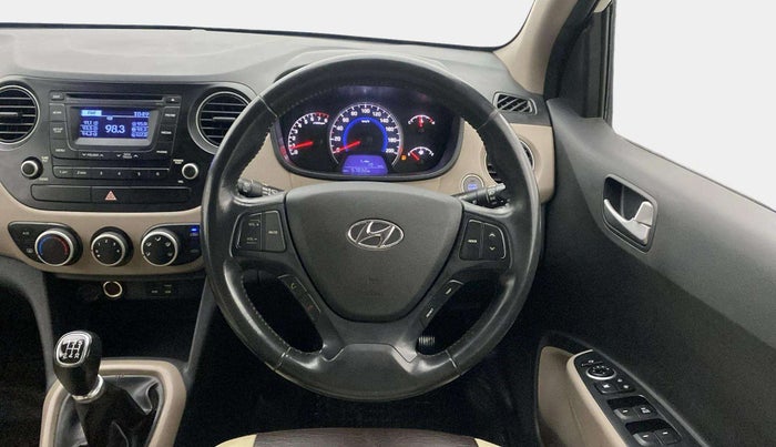 2015 Hyundai Grand i10 ASTA (O) 1.2 KAPPA VTVT, Petrol, Manual, 57,786 km, Steering Wheel Close Up