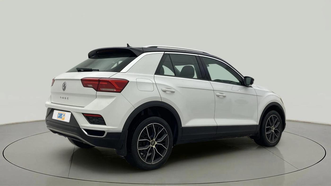 2019 Volkswagen T-ROC 1.5 TSI AT, Petrol, Automatic, 1,00,466 km, Right Back Diagonal