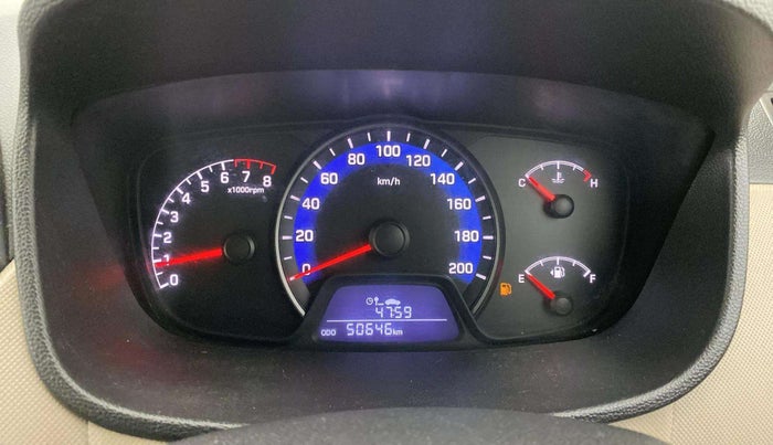 2015 Hyundai Xcent S 1.2, Petrol, Manual, 50,646 km, Odometer Image