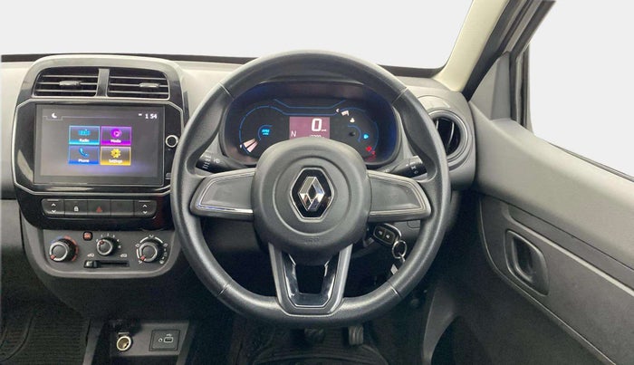 2021 Renault Kwid RXT 1.0 AMT (O), Petrol, Automatic, 13,699 km, Steering Wheel Close Up
