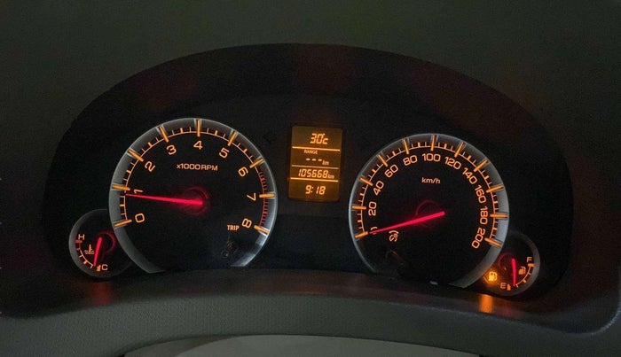 2016 Maruti Ertiga ZXI+, Petrol, Manual, 1,05,670 km, Odometer Image