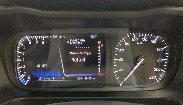 2021 Tata ALTROZ XZ PETROL, Petrol, Manual, 16,154 km, Odometer Image