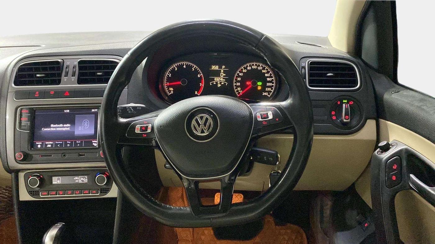2019 Volkswagen Vento 1.2 TSI HIGHLINE PLUS AT, Petrol, Automatic, 83,259 km, Steering Wheel Close Up