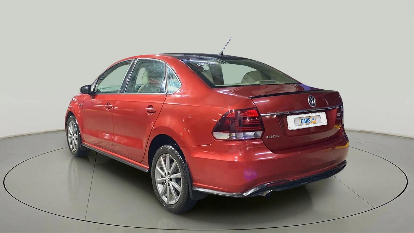 2019 Volkswagen Vento 1.2 TSI HIGHLINE PLUS AT, Petrol, Automatic, 83,259 km, Left Back Diagonal