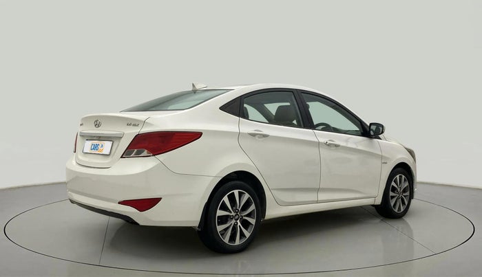 2016 Hyundai Verna 1.6 VTVT SX, Petrol, Manual, 55,733 km, Right Back Diagonal