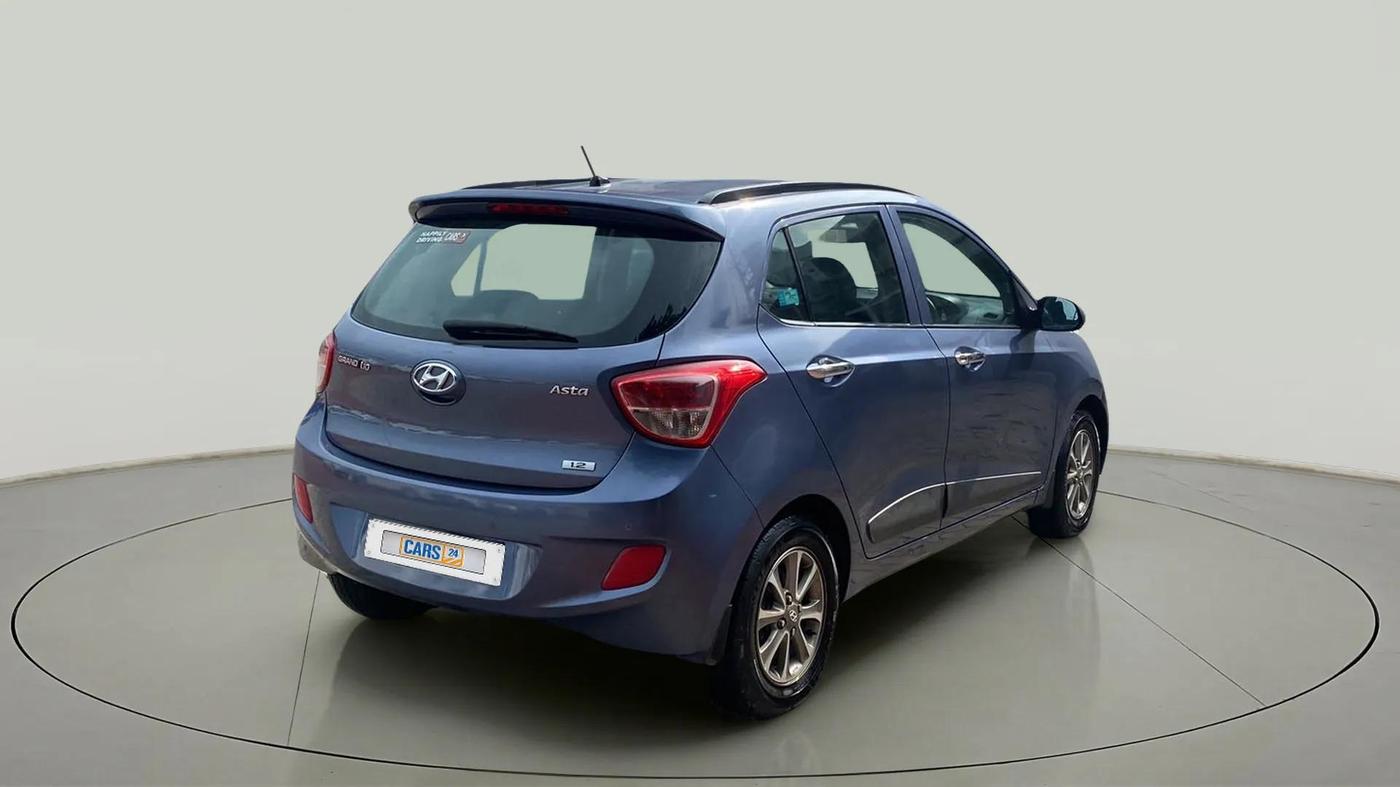 2014 Hyundai Grand i10 ASTA (O) 1.2 KAPPA VTVT, Petrol, Manual, 47,976 km, Right Back Diagonal