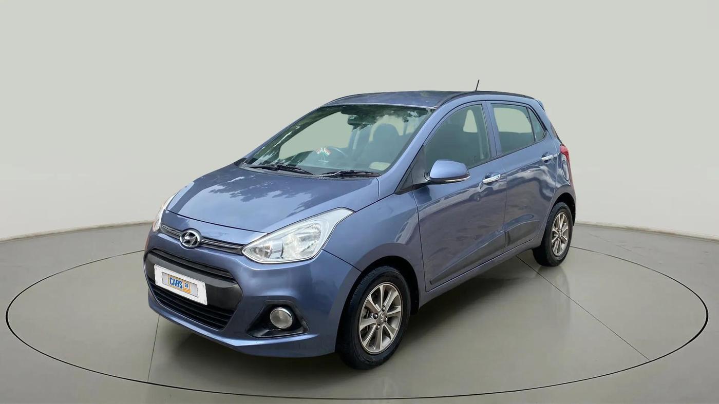 2014 Hyundai Grand i10 ASTA (O) 1.2 KAPPA VTVT, Petrol, Manual, 47,976 km, Left Front Diagonal