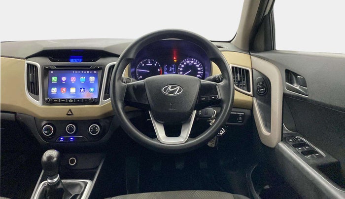 2017 Hyundai Creta E PLUS 1.6 PETROL, Petrol, Manual, 75,798 km, Steering Wheel Close Up