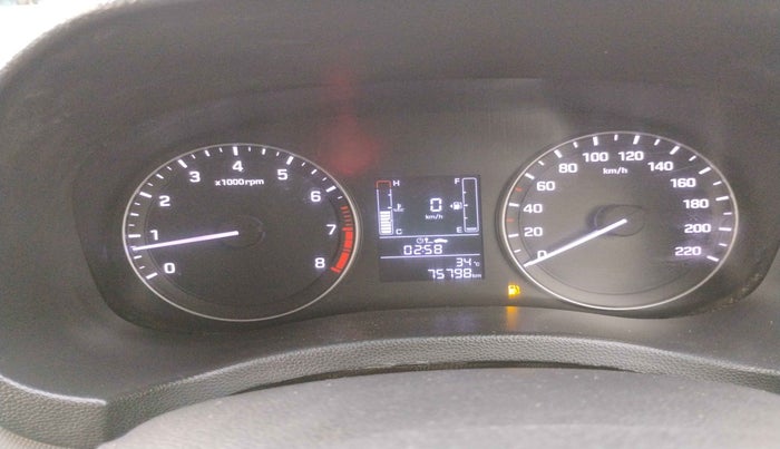 2017 Hyundai Creta E PLUS 1.6 PETROL, Petrol, Manual, 75,798 km, Odometer Image