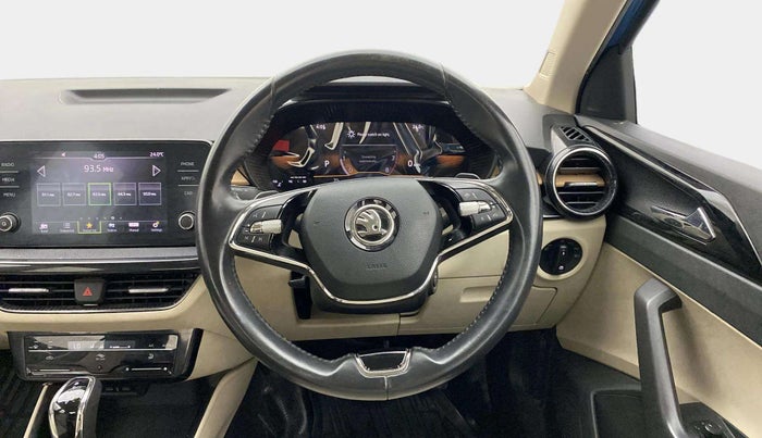 2022 Skoda SLAVIA STYLE 1.0L TSI AT, Petrol, Automatic, 59,497 km, Steering Wheel Close Up