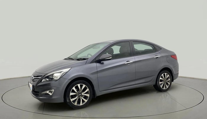 2015 Hyundai Verna FLUIDIC 1.6 VTVT S O AT, Petrol, Automatic, 82,945 km, Left Front Diagonal