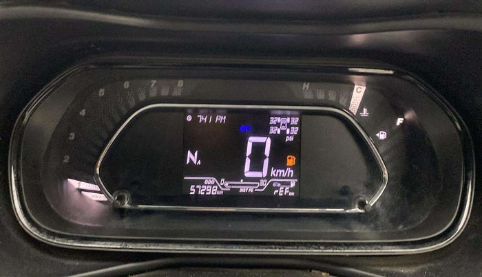 2022 Tata NEXON XZA PLUS (PREMIUM) PETROL DUAL TONE, Petrol, Automatic, 57,330 km, Odometer Image