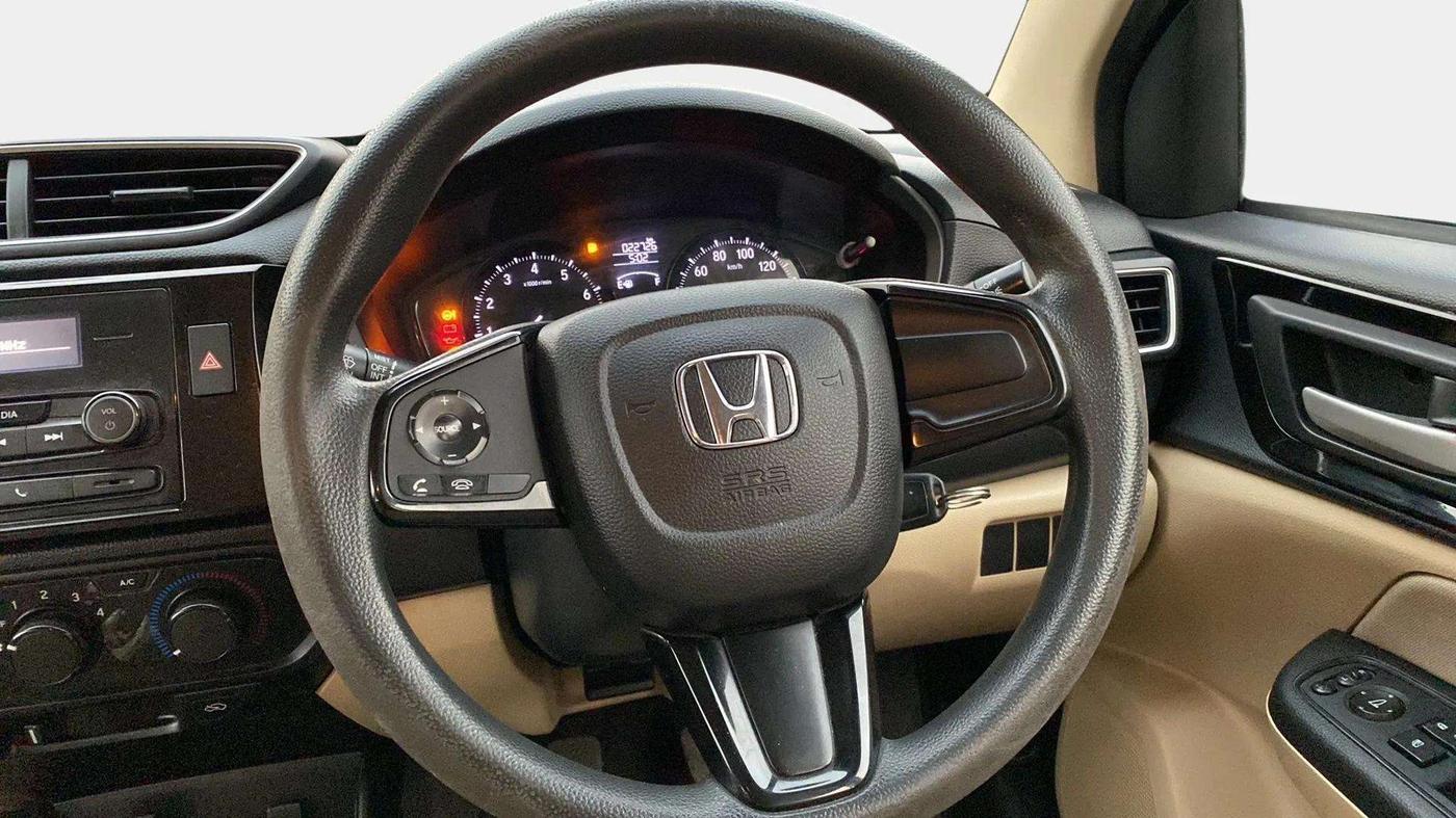 2021 Honda Amaze 1.2L I-VTEC S, Petrol, Manual, 22,817 km, Steering Wheel Close Up