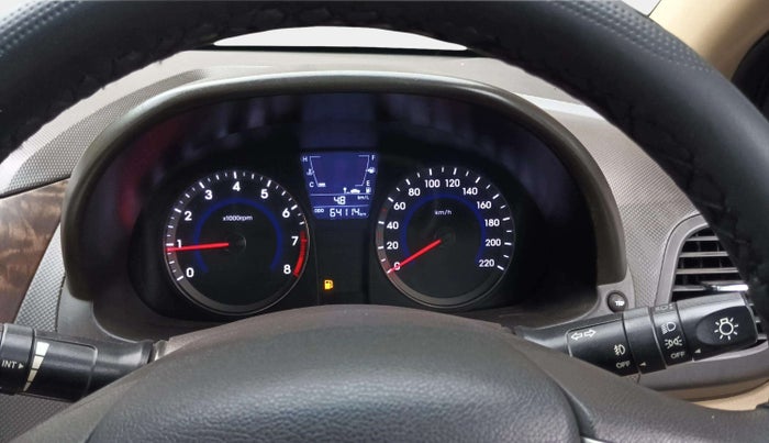 2013 Hyundai Verna FLUIDIC 1.6 VTVT EX, Petrol, Manual, 64,114 km, Odometer Image