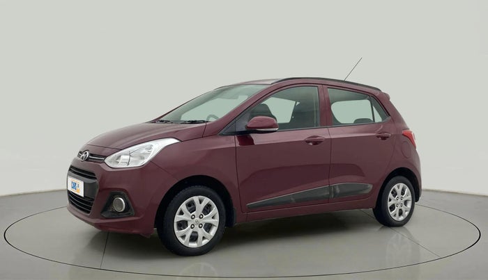 2016 Hyundai Grand i10 SPORTZ 1.2 KAPPA VTVT, Petrol, Manual, 57,602 km, Left Front Diagonal