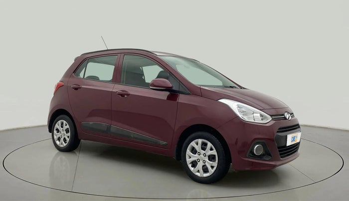 2016 Hyundai Grand i10 SPORTZ 1.2 KAPPA VTVT, Petrol, Manual, 57,602 km, Right Front Diagonal