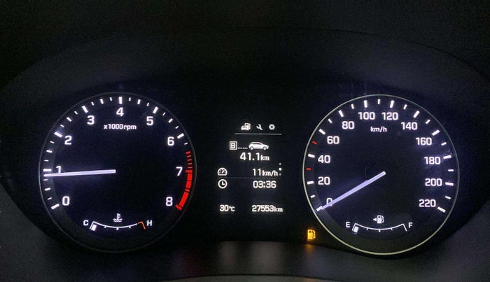 2016 Hyundai Elite i20 ASTA 1.2 (O), Petrol, Manual, 27,512 km, Odometer Image
