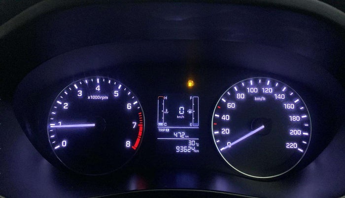 2017 Hyundai Elite i20 SPORTZ 1.2, Petrol, Manual, 93,575 km, Odometer Image