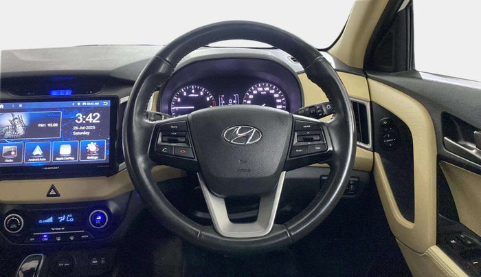 2017 Hyundai Creta SX PLUS AT 1.6 PETROL, Petrol, Automatic, 69,199 km, Steering Wheel Close Up